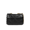 CHANEL Women's 19 Flap Bag Lambskin Handbag Medium Gold Black AS1160 149503587 [P]