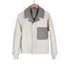 Dior Men's Ecru Cannage Blend Cropped Blouson Jacket Beige Gray 52 147726145 [P]