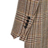 MIU MIU Damen Oversized Karo Wollmantel mit Brustlogo 44 147620766 [P]