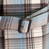 AURALEE 男性用マキシメルトンベルトチェックウールロングコート 0 143525161 [P]