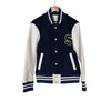SACAI [名品ビアール] [3] 女性サイドウールテディボンバーバーサティジャケット ネイビー 204 143456833 [P]