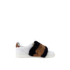 Louis Vuitton Women’s Frontline Shearling Mink Fur Low Top Sneakers White 143457659 [P]