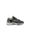 CHANEL CC Logo Cruise Trainer Sneakers Grey Green 36.5 146721573 [P]