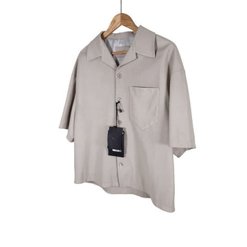 PRADA Herren Nappa Leder T-Shirt Jacke Beigefarben 149944915