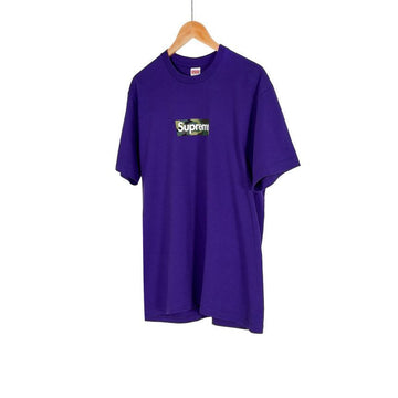 Supreme Luxury Biar Men's Camo Box Logo T-Shirt Purple 147620757