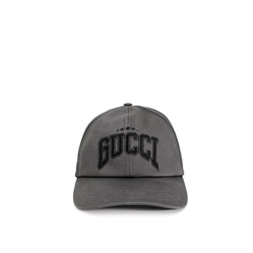 Gucci Baseball Cotton Embroidered Cap in Grey 25ss 817455 4HBDS 1100 147253211