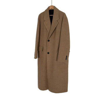 SOLID HOMME Twil-Woll-Single-Langmantel Beige 46 146272156