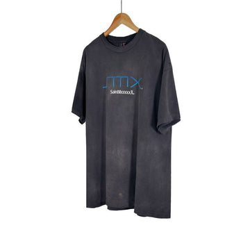 SAINT MXXXXXX Saint Michael x PlayStation SMX Washing Logo T-Shirt Grey 145173362