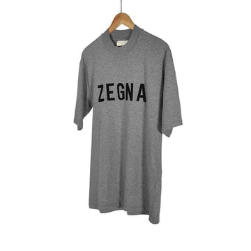 Zegna Fear Of God x Ermenegildo Men's 12th Anniversary Logo Oversized T-Shirt Grey 143729517