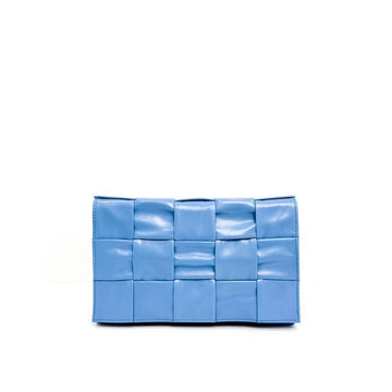 BOTTEGA VENETA Intrecciato Hochglanz Leder Kasette Tasche Umhängetasche Windswept 143525303