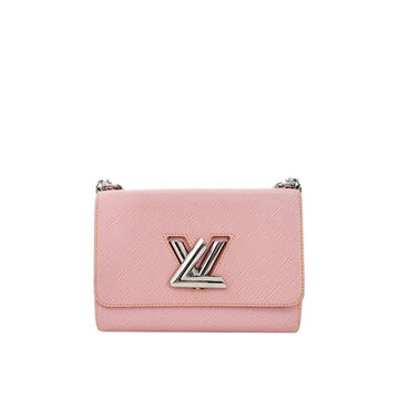 LOUIS VUITTON Twist Epi Schultertasche Silber Pink M50380 143525257