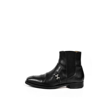 Hermes Men's Side H Logo Walker Boots Black 40 143525152