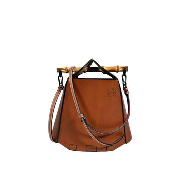 Loewe Bamboo Leather Top Handle Crossbody Bucket Bag Tan 340.95.W37-2530 143525118