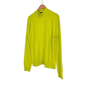 LOUIS VUITTON Damiere Woll Strickjacke mit Reißverschluss für Herren M 143521335
