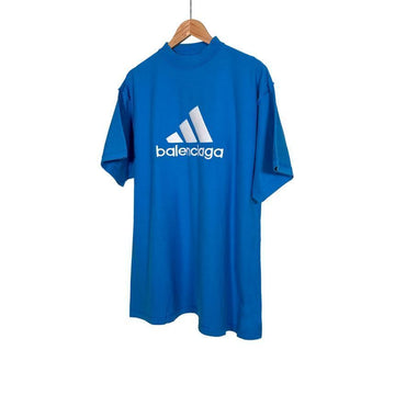 Balenciaga x Adidas Big Logo T-Shirt Blue 731769 TNVP3 4024 143521022