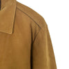 TOM FORD バッファローレザースウェードトラッカージャケットキャメル50 143520448 [P]