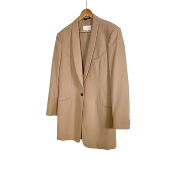 Maison Margiela Stitch Oversized Shawl Collar Single Blazer Jacket Camel 42 143458151