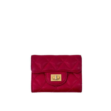 CHANEL Vintage Caviar Snap Flap Card Wallet OS 2.55 141875008