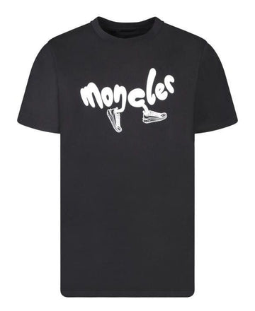 Moncler Logo Printed Short Sleeve T-Shirt 8C00013 8390T 998 152205182