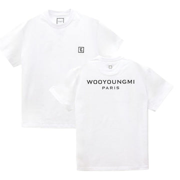 WOOYOUNGMI ホワイトロゴ メンズ 半袖Tシャツ W251TS07701W 147714931