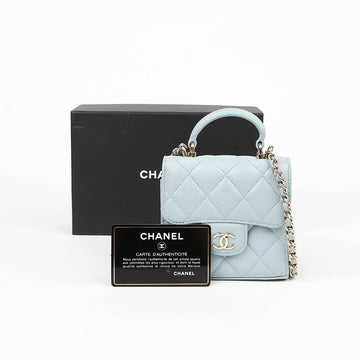 CHANEL ミニトップハンドルトートショルダーバッグ 153095390