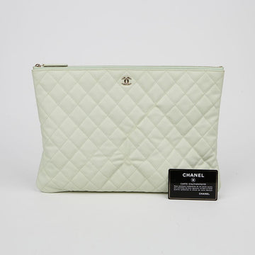 CHANEL Caviar Classic Large Clutch A82552 153183676