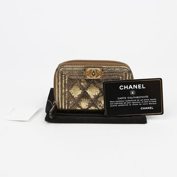 CHANEL ジッパー付きカード財布 A80602 153194958