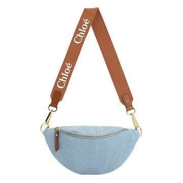 Chloe Kids Denim Hip Bag Crossbody C20880 Z10 (2 Straps) 153468201 [P]