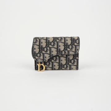 Dior Oblique Accordion Saddle Card Holder S5644CTZQ 153096489
