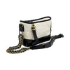 CHANEL Gabrielle Kleine Hobo Schultertasche aus weißem Leder A91810 153470126 [P]
