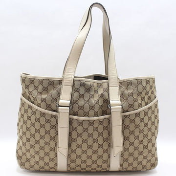 GUCCI 153238 GG ロゴ ジャカード ポケット ショッパー ショルダーバッグ 153471820
