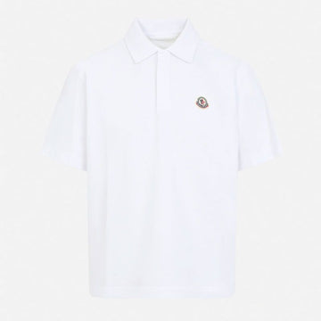 MONCLER 半袖ポロシャツ ホワイト L10918A00024 89A16 00A 153486387