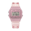 Casio Digital Square Vintage Retro Transparent Unisex Watch 146942947 [P]