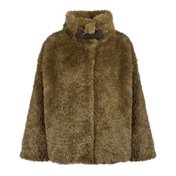 HERNO Damen-Buckle-Detail Shearling-Pelzjacke 12421 2000 153494278