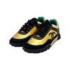 CHANEL Metallic Gold CC Logo Women's Sneakers 35.5 153495534 [P]