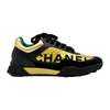 CHANEL Metallic Gold CC Logo Women's Sneakers 35.5 153495534 [P]