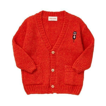 Bobo Choses Cat O'clock V-Neck Cardigan 146710243