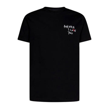 DSQUARED2 刺繍ロゴ Amore I love you 半袖 Tシャツ ブラック S74GD1106 S23009 900 153504276