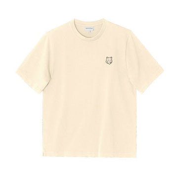 MAISON KITSUNE Kurzarm T-Shirt mit Bold Fox Head Patch LM00107KJ0119 P205 76022794