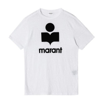 Isabel Marant Zwell Linen Women's Short Sleeves T-Shirt A1N09E 20WH 76930463