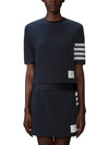THOM BROWNE 26SS テクスチャードコットン半袖Tシャツ 153533389 [P]