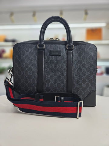 Gucci Supreme Canvas Briefcase 474135 153541734