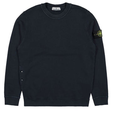 Stone Island OLD Effect Cotton Diagonal Fleece Sweatshirt 147456686