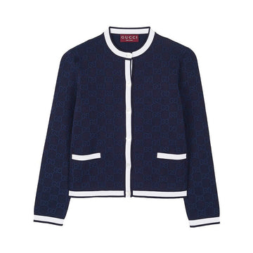 GUCCI 女性 GG ジャカード カーディガン 836304 XKE0P 4137 FW25 153566140 [P]