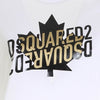 Dsquared2 Crewneck Short Sleeve T-Shirt with Logo Print White 153567236 [P]