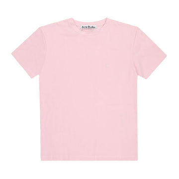Acne Studios Unisex Short Sleeve T-Shirt in Blossom Pink 151109462