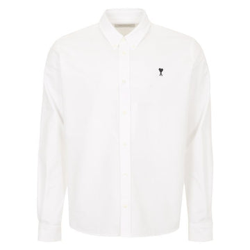 AMI Oxford-Hemd mit Herz, Schwarz 152231379