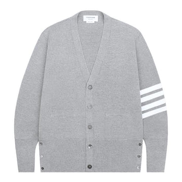THOM BROWNE ウールストライプカーディガン 153496977