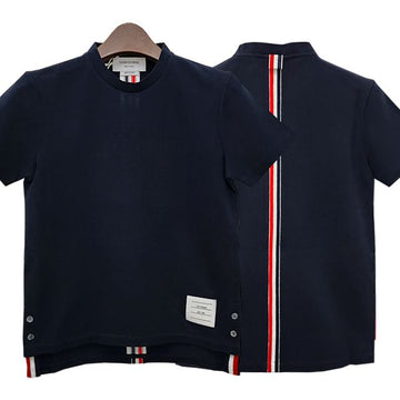Thom Browne Classic Logo Back Print T-Shirt Navy 153570501