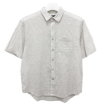 stussy Wavy Stripe Short Sleeve Shirt Natural 153570512